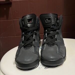 Nike Kids Black High-Top Sneakers